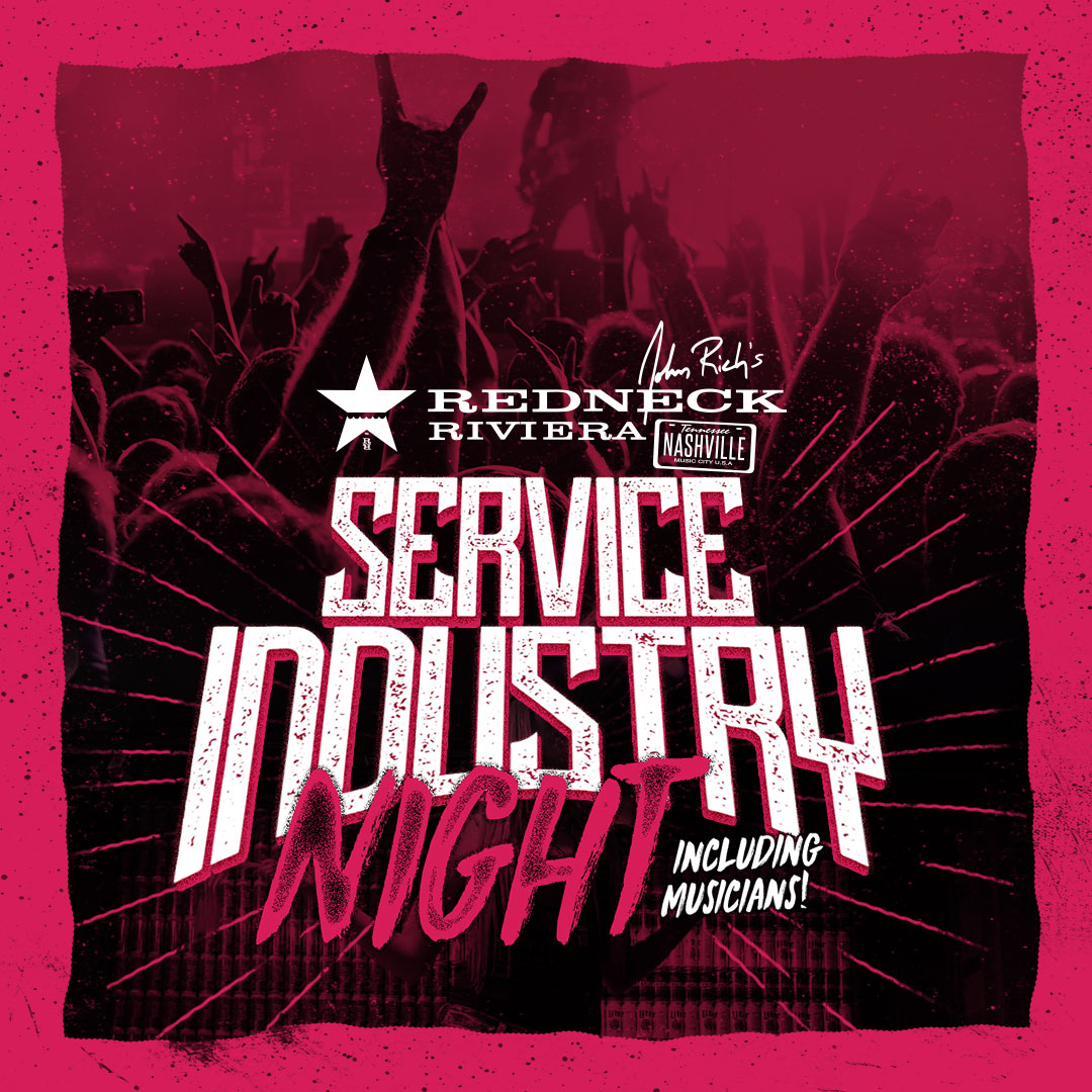 Service Industry Night Redneck Riviera Nashville   RNR Nashville Service Industry Night Web 