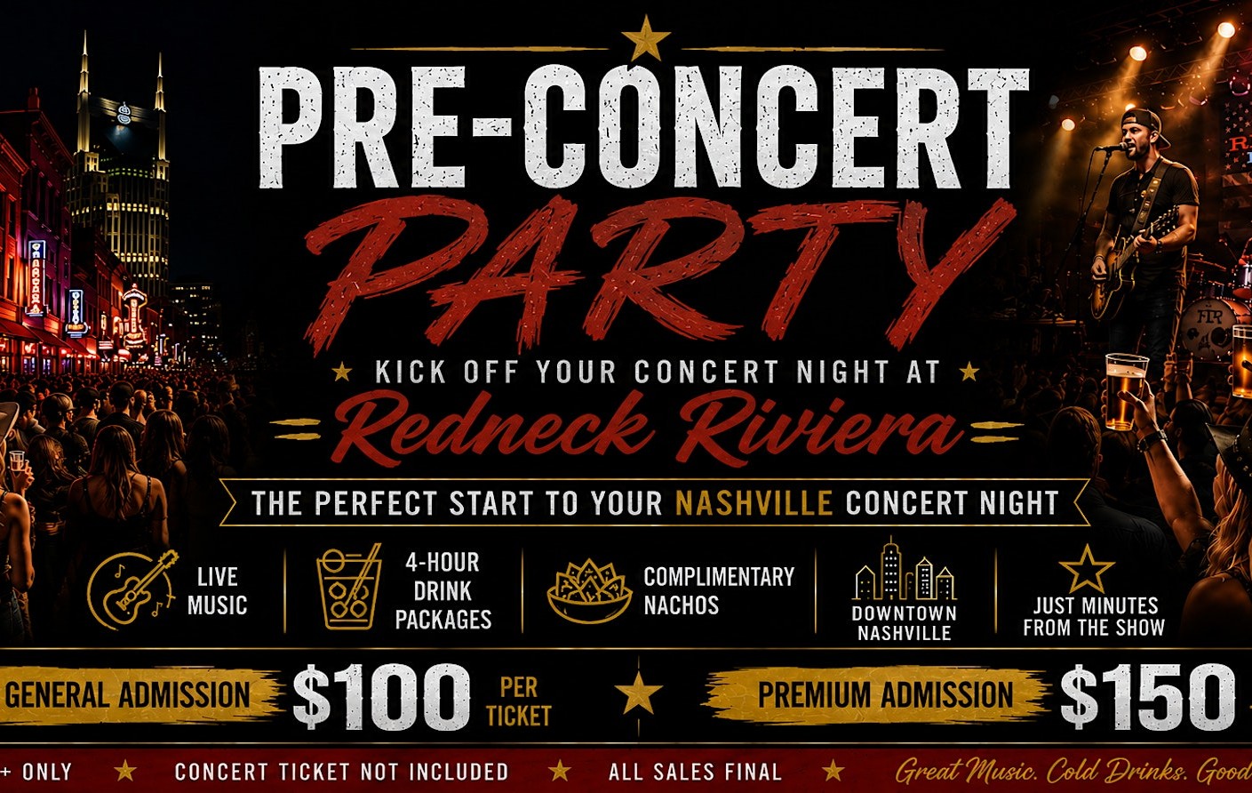 Kick Off Your Concert Night